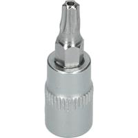 BRILLIANT TOOLS 1/4' Torx-Bit-Stecknuss, mit Stirnlochbohrung, TB30 - 