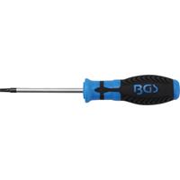 BGS TECHNIC Schraubendreher &VerticalLine; T-Profil (f&uuml;r Torx) mit Bohrung T20 &VerticalLine; Klingenl&auml;nge 80 mm - 