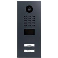 DoorBird D2102V Buitenunit voor Video-deurintercom via WiFi LAN RVS, RAL 7016 (zijdemat)