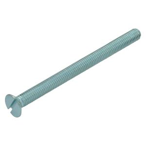 Q-Link metaalschroeven inbouwdoos m3 x 40 mm - platkop - staal - verzinkt - zaagsnede (Per 10 stuks)