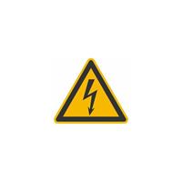 NEUTRALE PRODUKTLINIE Warnschild Fol 500 St. elektr.Spannung SL100 mm