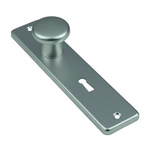 Ami Knopkortschild - diameter knop 40mm - 180x41x6,5mm - SLG 56 - aluminium F-2