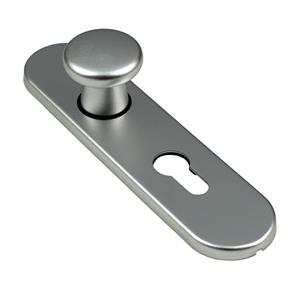 Ami Knopkortschild - diameter knop 40mm - ovaal - 177x44x6,5mm - PC 55 - aluminium F-1