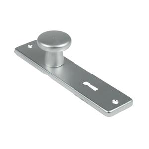 Ami Knopkortschild - diameter knop 40mm - 165x38x6,5mm - SLG 56 - aluminium F-1