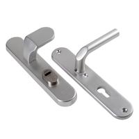 Ami Veiligheids schildgarnituur SKG knop/kruk - deurdikte 38/45 mm - Omkeerbaar - KT 92 - F1 - zonder gatdeelkruk