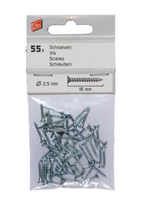 Ellen T-nagels - 2,5x16mm (Per 55 stuks)