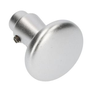 Ami Knopkruk gatdeel - Paddestoelmodel - diameter knop 50mm - 45mm - aluminium F-1