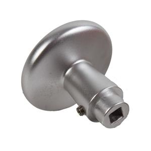 Ami Knopkruk gatdeel - Paddestoelmodel - diameter knop 60mm - 48mm - aluminium F-1