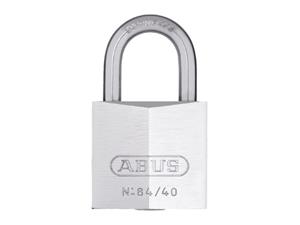 Abus Hangslot chrome - 28,5mm - messing/RVS beugel (Verpakt in blister)