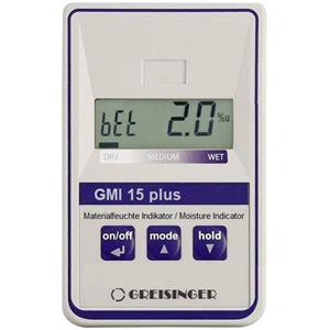 Greisinger GMI15-plus Materiaalvochtigheidsmeter Meetbereik bouwvochtigheid 0.0 tot 8.0 % Meetbereik houtvochtigheid (bereik) 0.0 tot 100 %