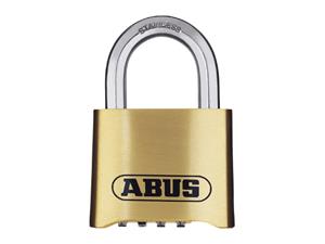 Abus Cijferhangslot - 53mm - messing/RVS beugel (Verpakt in blister)