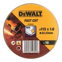 DeWalt DT3506-QZ Blik 10st Doorslijpschijf