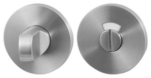 Ten Hulscher Toiletgarnituur - 53x6mm - stift 8mm - RVS Geborsteld