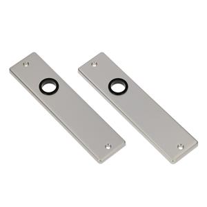 Ami Kortschild - rechthoekig - 178x43x7mm - blind - aluminium F-1