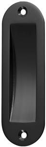 Hermeta Schuifdeurkom - ovaal - 120x40mm - aluminium - zwart