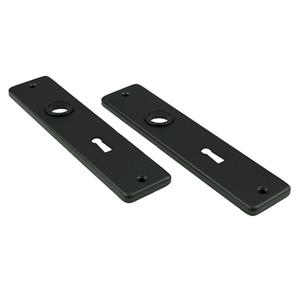 Ami Kortschild - rechthoekig - 180x41x6mm - SL56 - aluminium - gitzwart