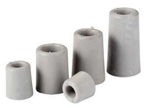 Berdal Gripline Deurbuffer - 60mm - rubber - grijs