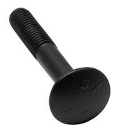 QlinQ slotbout M8x70mm - verzinkt zwart (Blister van 25 stuks)