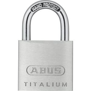 ABUS Cilinderhangslot, 64TI/30 lock-tag, VE = 12 stuks, zilverkleurig