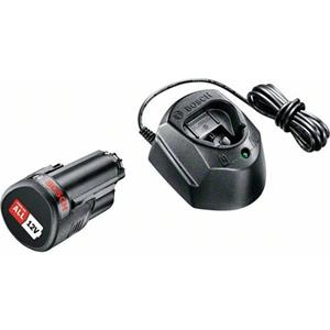 Bosch Powertools Akku-Set Starter Set 12 V, 1,5 Ah/12 Volt Lithium-Ionen Akku mit Ladegerät GAL 1210 CV