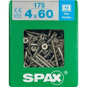 Spax schroef 'T-Star plus A2' RVS 60 x 4 mm - 175 stuks