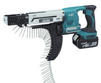 Makita Akku-Magazinschrauber »DFR750RTE«, 4000 U/min, mit 2 Akkus 18V/5,0 Ah und Ladegerät