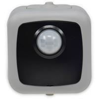 Delphi Feuchtraum-Bewegungsmelder, IP44, AP, 500 W, 250 V