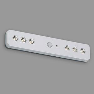 DI-KA Unterbauleuchte Lero Indoor 6 x LED mit Sensor, titan-silber, Unterbauleuchte Unterbaulampe Möbelleuchte