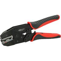 KSTOOLS KS TOOLS Crimpzange für isolierte Winkel-Flachsteckhülsen