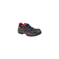 FP Jalas Sicherheitssandale 3800 R Respiro S1 ESD SRB Gr.37 schwarz/blau/rot - schwarz/blau/rot