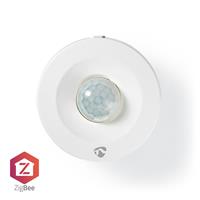 Nedis Smartlife Motion Sensor / Zigbee 3.0 / Batteriebetrieben / IP20 / Detektorwinkel: 120 ° / Detektorreichweite: 5 m / Max. Batterie-Lebensdauer: 12