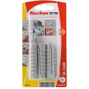 Fischer nylon plug SX 12x60mm 60st.