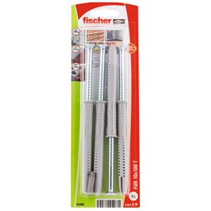 Fischer constructieplug nylon FUR-T 10x100mm met verzonken schroef 4st.