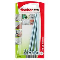 Fischer metalen draadstang FIS GS M6x110mm met sluitring en moer 4st.