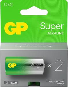 GP 3125003032 batterij Super Alkaline C 2 stuks