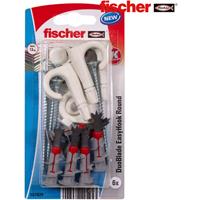 Fischer Blister 6 offene Steckdosen duoblade easyhook 557920 - 