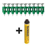 beteon24 Betonnägel 2,6x35mm + Gas für Powers Dewalt C5 Würth Diga cs 2 Betonnagler'-'EN10247