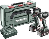 Metabo SBLTBL+SSDLT200BL Accu-klopboor/schroefmachine, Accu-slagmoersleutel Incl. accu, Incl. lader