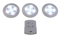 heitech LED-Licht mit Fernbedienung 3er Set