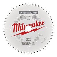 Milwaukee Accessoires Cirkelzaagblad P W 165x20x2,2x48ATB - 4932471295 - 4932471295