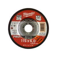 Milwaukee Accessoires Metaalafbraamschijf SG27 115 x 6 mm PRO+ - 25 stuks - 4932451501 - 4932451501