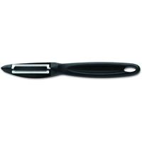 F. DICK F.dick - Allzweckschäler 18 cm Gemüseschäler schwarz, Klinge mit Zackenschliff