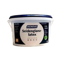 RENOVO 5L Seidenglanzlatex Weiß Seidenglänzend - 