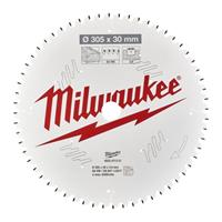 Milwaukee Accessoires Cirkelzaagblad MS W 305x30x3,0x60ATB neg. - 4932471321 - 4932471321