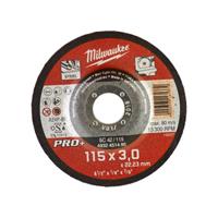 Milwaukee Accessoires Metaaldoorslijpschijf SC42 115 x 3 PRO+ - 25 stuks - 4932451495 - 4932451495