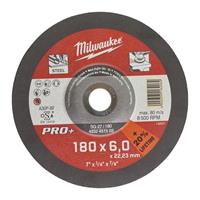 Milwaukee Accessoires Metaalafbraamschijf SG27 180 x 6 mm PRO+ - 10 stuks - 4932451503 - 4932451503