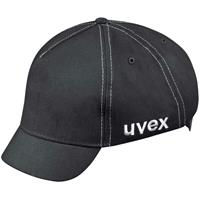 Stootpet Uvex u-cap sport, EN 812, korte klep, demping, zwart