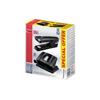 Maped M898014 - Set Essentials Heftgerät Und Locher, Aus Metall, Schwarz