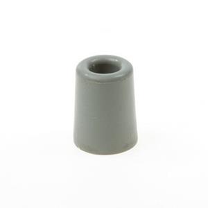 3x Deurbuffer / Deurstopper Grijs Rubber 50 X 30 Mm - Deurstop
