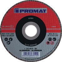 PROMAT DOORSL.SCHIJF ALUM/NE 125X1.6